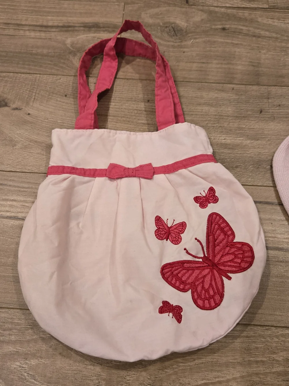 🌸 H&M Toddler Girl Butterfly Handbag & Beanie Set 🌸